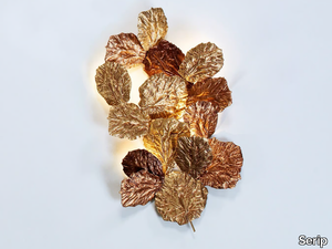 PATHLEAF HEAP MEDIUM - LED handmade bronze wall lamp _ Serip