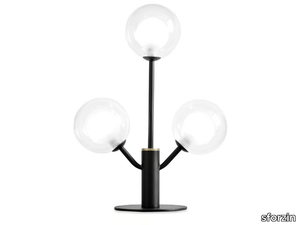 COSMO 3 - Table lamp in borosilicate glass and metal _ sforzin