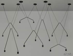 CAOS CONTRACT - LED aluminium pendant lamp _ sforzin