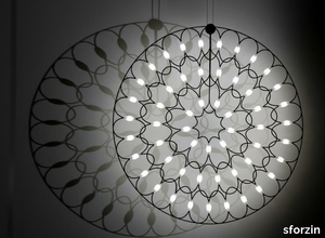 LAFRA VERTICALE - LED steel pendant lamp _ sforzin