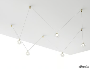 ALADINO 5 - Borosilicate glass pendant lamp _ sforzin