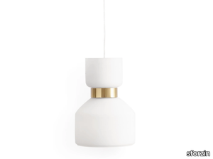 FIFTY - Opal glass pendant lamp _ sforzin