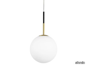 JUGEN - Opal glass pendant lamp _ sforzin