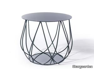 RESÖ - Round steel garden side table _ Skargaarden