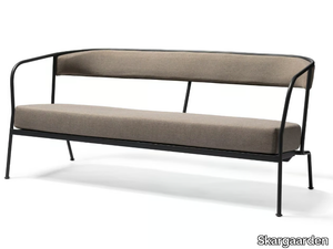 ARHOLMA - 3 seater fabric garden sofa with metal structure _ Skargaarden