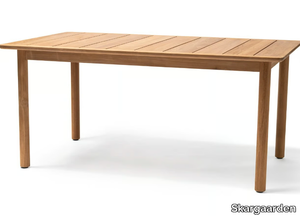 KOSTER - Rectangular teak garden table _ Skargaarden