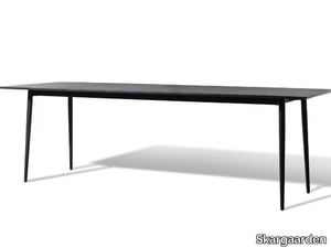 SALTÖ - Rectangular aluminium dining table _ Skargaarden