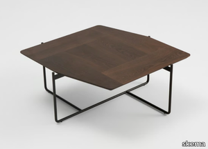 MIMESIS - Low square wooden coffee table _ SKEMA