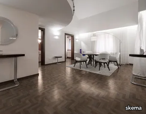 SYNCRO PARQUET HYDRO - 1160 NOCE CHIARO - Laminate flooring with wood effect _ SKEMA