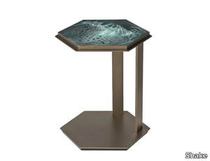 HEX - Hexagonal metal side table _ Shake