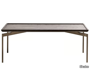 JOY - Rectangular wooden coffee table for living room _ Shake