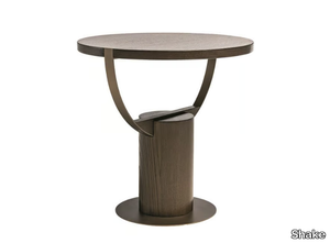 LOOP - Round wooden side table _ Shake