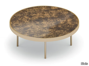 ORBITAL - Round low coffee table for living room _ Sicis