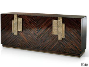 DALTON - Ebony sideboard with doors _ Sicis