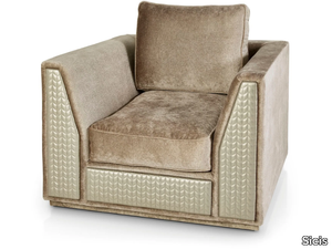 DORIAN - Fabric armchair with armrests _ Sicis