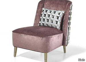 PEGGY - Upholstered fabric armchair _ Sicis