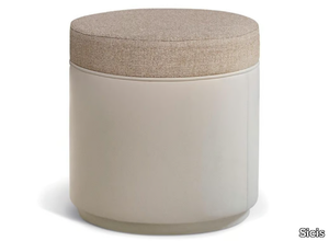 SULTAN - Round fabric pouf _ Sicis