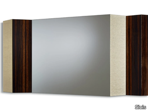 ORIGAMI - Wall-mounted ebony mirror _ Sicis