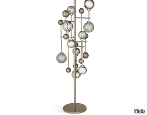 FLUXUS - Glass floor lamp _ Sicis