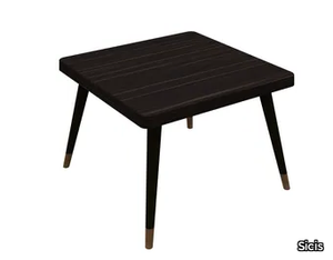 PEGGY - Square ebony coffee table _ Sicis