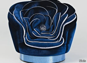 TENDERLY - Upholstered velvet armchair _ Sicis