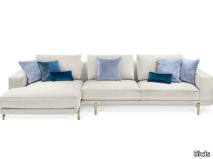 MILTON - Sectional sofa with chaise longue _ Sicis