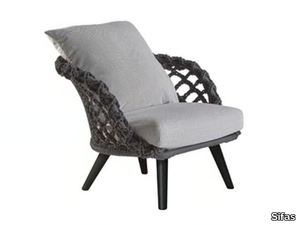 RIVIERA - Garden easy chair with armrests _ Sifas