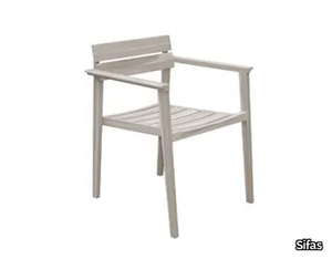 COCO - Teak garden chair with armrests _ Sifas