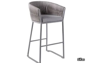 BASKET - High garden stool with back _ Sifas