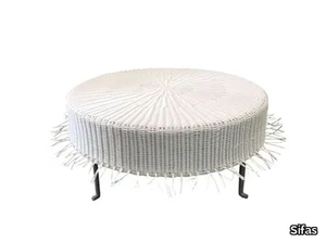 FRINGES - Low round garden side table _ Sifas