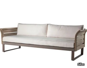 KOMFY - 3 seater teak garden sofa _ Sifas