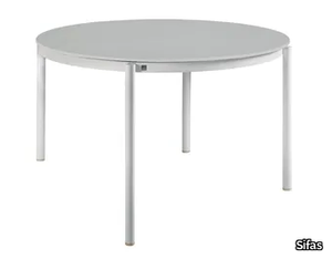 OUTLINE - Round ceramic garden table _ Sifas