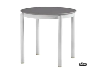 OUTLINE - Round ceramic side table _ Sifas