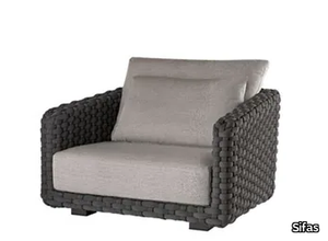 RIVIERA - Garden armchair with armrests _ Sifas