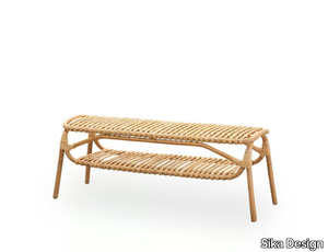 MACHIYA - Rattan bench _ Sika Design