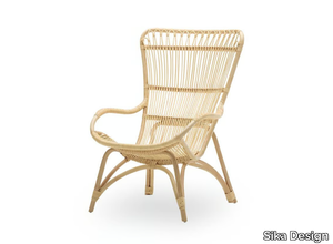 MONET - Rattan easy chair with armrests _ Sika Design