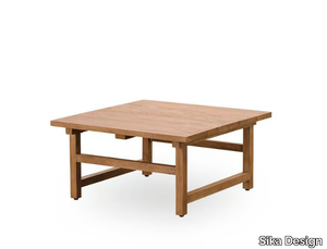 ALFRED - Square teak coffee table _ Sika Design