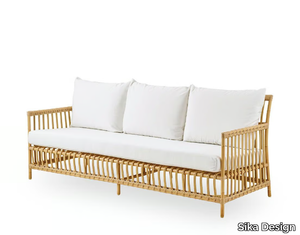 CAROLINE EXTERIOR - Alu-Rattan and ArtFibre garden sofa _ Sika Design