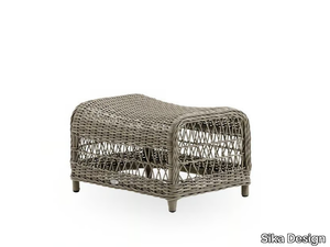 DAWN EXTERIOR - Aluminium and ArtFibre garden footstool _ Sika Design