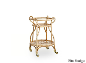 FRATELLINO - Rattan drinks trolley _ Sika Design