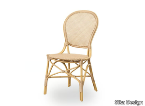 ROSSINI EXTERIOR - Medallion garden chair in Alu-Rattan and ArtFibre _ Sika Design