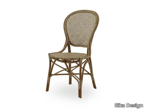 ROSSINI - Medallion rattan chair _ Sika Design