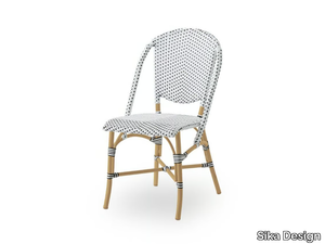 SOFIE - Stackable aluminium and ArtFibre garden chair _ Sika Design