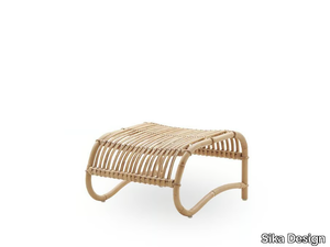 TEDDY - Rattan footstool _ Sika Design