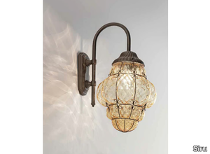 CLASSIC EB 101 - Murano glass outdoor wall lamp _ Siru