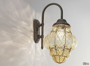 CLASSIC EB 101 - Murano glass outdoor wall lamp _ Siru