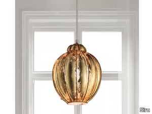 FOGLIA ORO MS 306 - Murano glass pendant lamp _ Siru