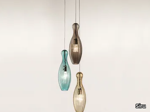 BIRILLO - LED blown glass pendant lamp _ Siru