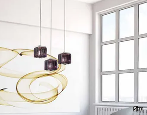 CUBETTI LS 609 - Murano glass pendant lamp _ Siru