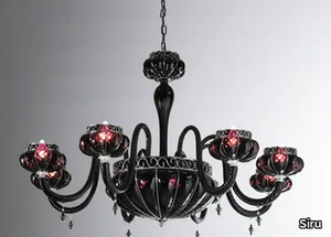DIAMANTE RS 340 - Murano glass chandelier _ Siru